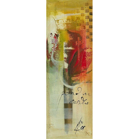 Aqui III Gold Ornate Wood Framed Art Print with Double Matting by Leys, Gemma