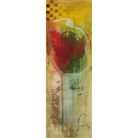 Mi corazon Black Modern Wood Framed Art Print by Leys, Gemma