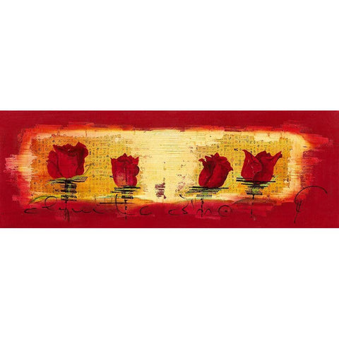 Aqui te amo IV Black Modern Wood Framed Art Print by Leys, Gemma