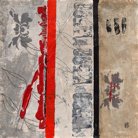 Fragile III White Modern Wood Framed Art Print by Engelmann, Marie-Pascale