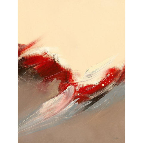 Prelude II Black Modern Wood Framed Art Print by Ball, Veronique