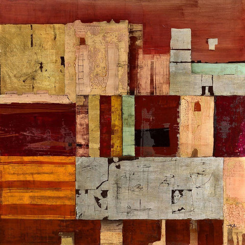 KAI 13 Black Modern Wood Framed Art Print by Richter-Armgart, Rose