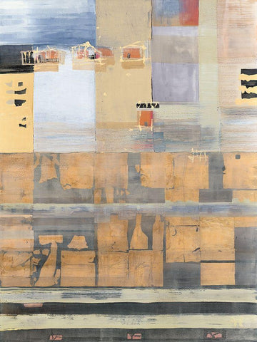 Under the Bordwalk White Modern Wood Framed Art Print with Double Matting by Richter-Armgart, Rose