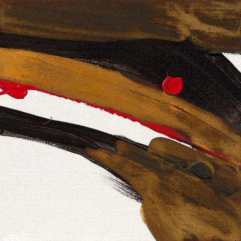 Ohne Titel I Black Modern Wood Framed Art Print by Decker, Regina