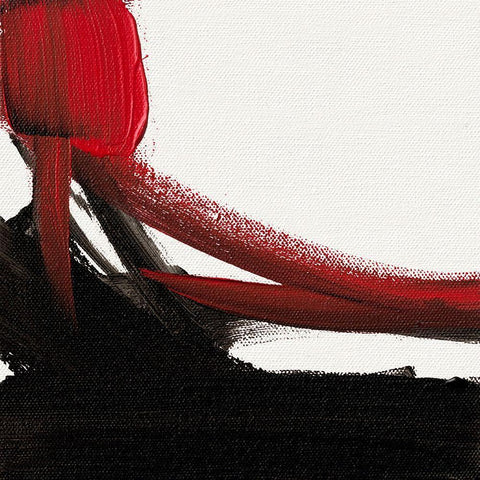 Ohne Titel II White Modern Wood Framed Art Print with Double Matting by Decker, Regina