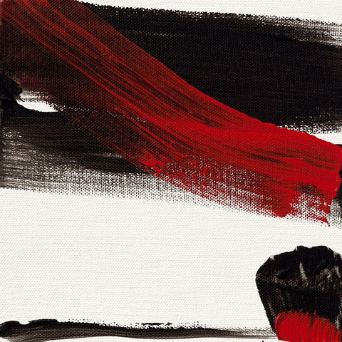 Ohne Titel VIII Black Modern Wood Framed Art Print with Double Matting by Decker, Regina