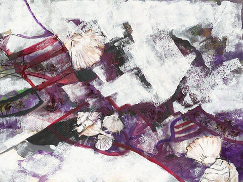 Strandgut Black Ornate Wood Framed Art Print with Double Matting by Dreyer, Ingeborg