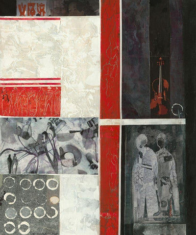 Weisst Du noch Black Ornate Wood Framed Art Print with Double Matting by Molfenter, Erika