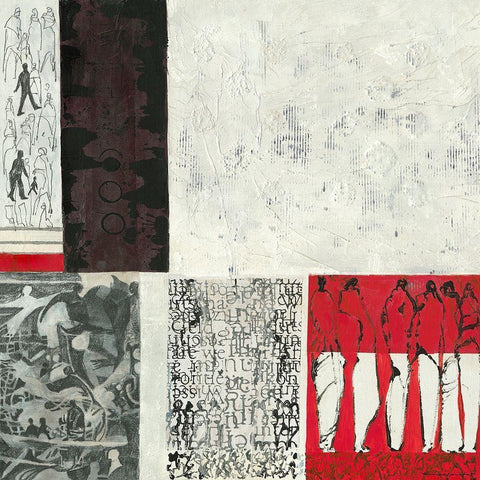 Es passt White Modern Wood Framed Art Print with Double Matting by Molfenter, Erika