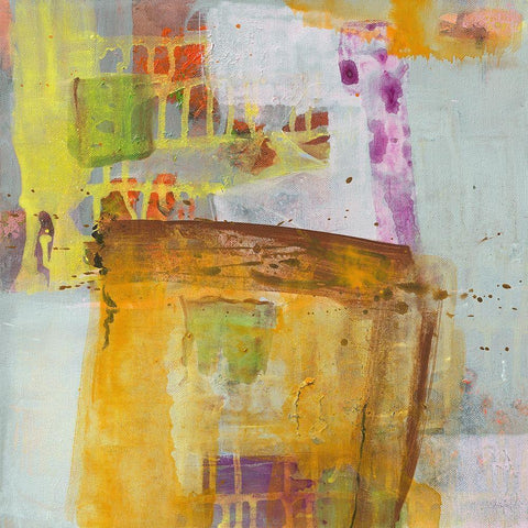 Tumult White Modern Wood Framed Art Print by Schafer, Jenny