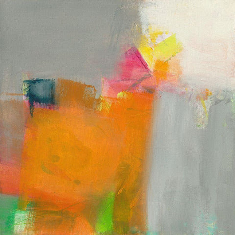 Eingespielt Black Ornate Wood Framed Art Print with Double Matting by Schafer, Jenny