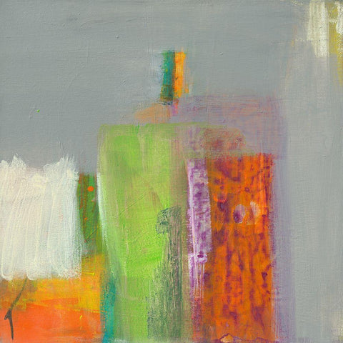 Geschlossenheit White Modern Wood Framed Art Print with Double Matting by Schafer, Jenny