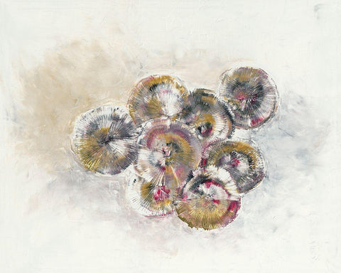 Dynamik White Modern Wood Framed Art Print with Double Matting by Arns-Muller, Monika