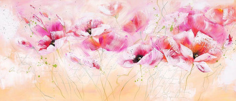 Le jardin d Amelie VI White Modern Wood Framed Art Print with Double Matting by Zacher-Finet, Isabelle