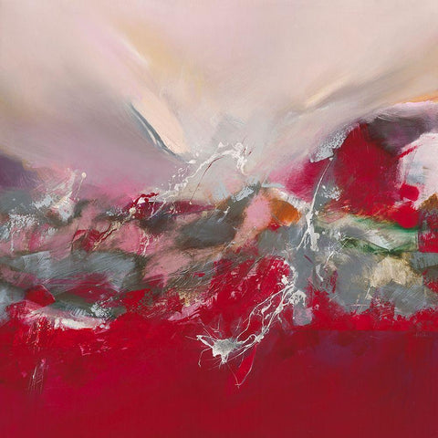 Alchimie Black Modern Wood Framed Art Print by Ball, Veronique