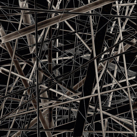 BW1330211 Gold Ornate Wood Framed Art Print with Double Matting by NADAL