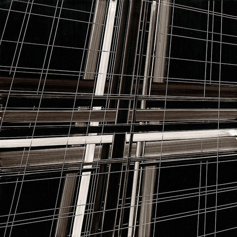 BW1740610 Black Ornate Wood Framed Art Print with Double Matting by NADAL