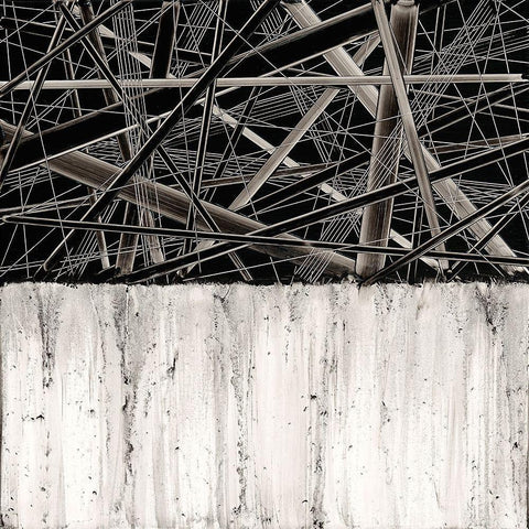 BW3040910 Black Modern Wood Framed Art Print by NADAL