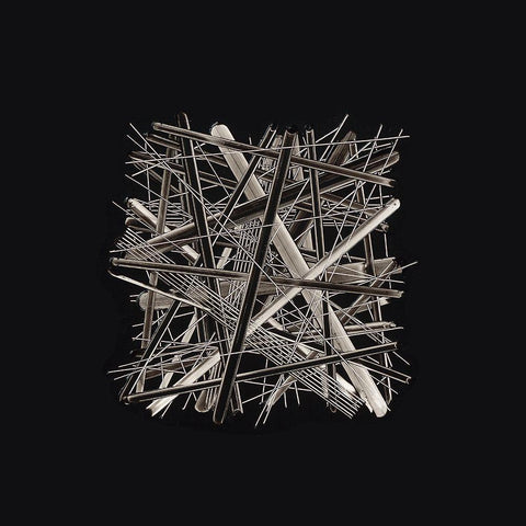 BW290910 Black Ornate Wood Framed Art Print with Double Matting by NADAL