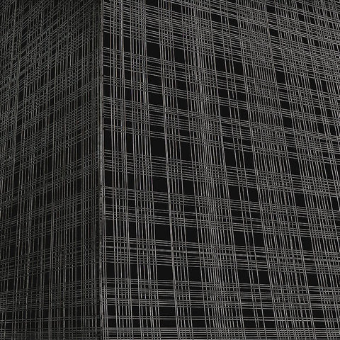 BW210211 Black Ornate Wood Framed Art Print with Double Matting by NADAL