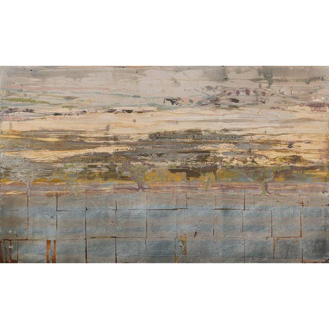 oresund Black Modern Wood Framed Art Print by Richter-Armgart, Rose