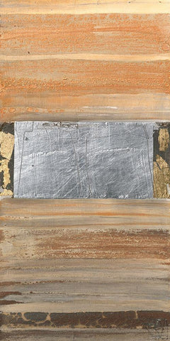 Razul White Modern Wood Framed Art Print with Double Matting by Richter-Armgart, Rose