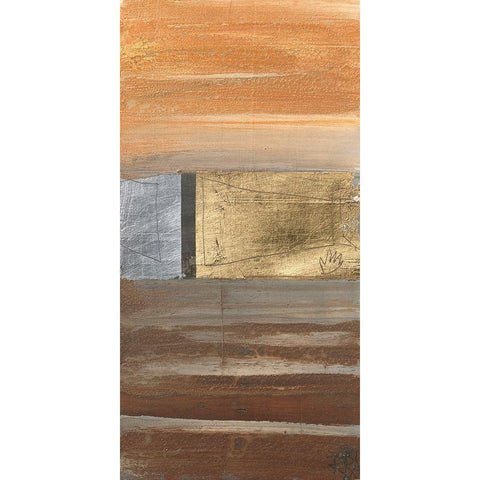 Way Black Modern Wood Framed Art Print by Richter-Armgart, Rose
