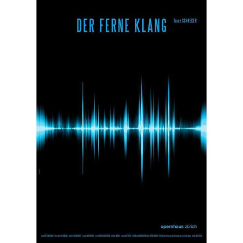 Der ferne Klang White Modern Wood Framed Art Print by Geissbuhler, K. Domenic