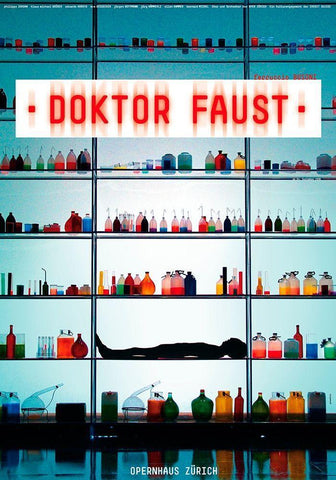 Doktor Faust Black Ornate Wood Framed Art Print with Double Matting by Geissbuhler, K. Domenic