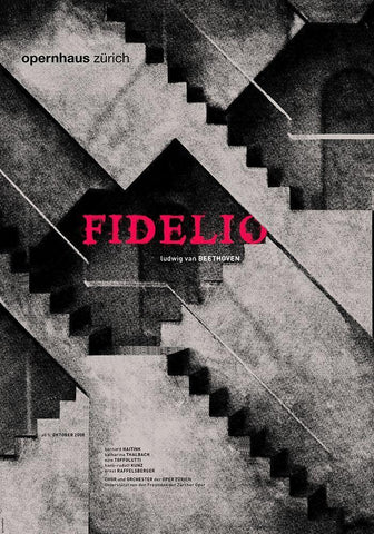 Fidelio White Modern Wood Framed Art Print with Double Matting by Geissbuhler, K. Domenic