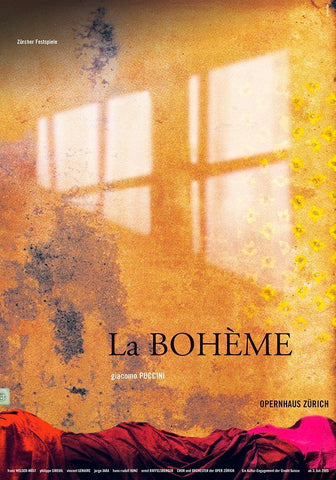 La Boheme White Modern Wood Framed Art Print with Double Matting by Geissbuhler, K. Domenic