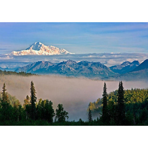 Alaska 13 Black Modern Wood Framed Art Print by Ernemann, Lothar