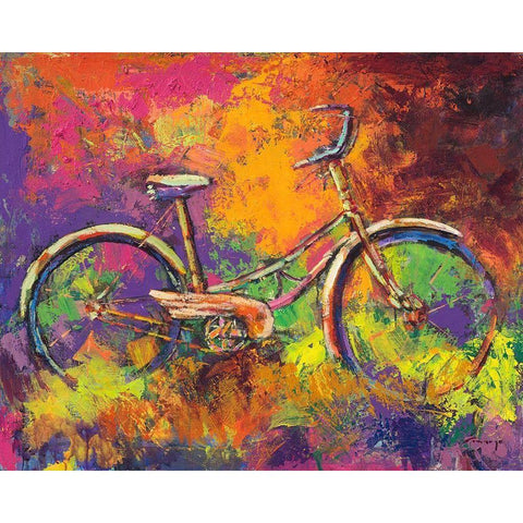 Velo White Modern Wood Framed Art Print by Camargo, Jesus P.