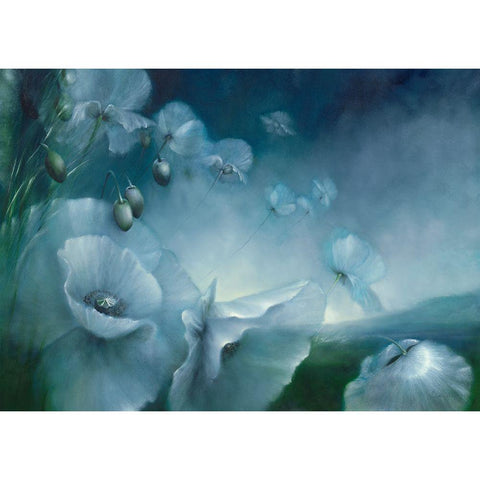 Touch the Sky Black Modern Wood Framed Art Print with Double Matting by Schmucker, Annette