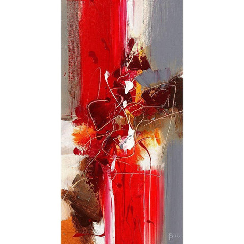 Jazz I Black Modern Wood Framed Art Print by Ball, Veronique