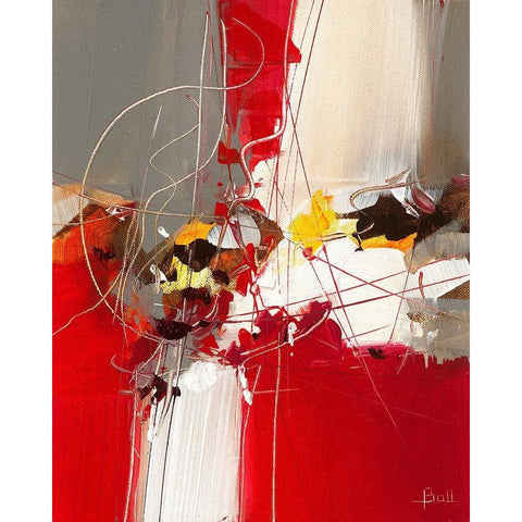 Passage White Modern Wood Framed Art Print by Ball, Veronique