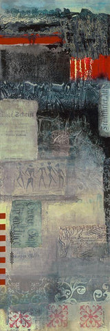 Mahler II Black Ornate Wood Framed Art Print with Double Matting by Holtkamp, Margreet