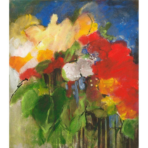 Gartenraum II Black Modern Wood Framed Art Print by Dreyer, Ingeborg