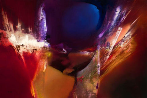 De Over Winning White Modern Wood Framed Art Print with Double Matting by ARVEE