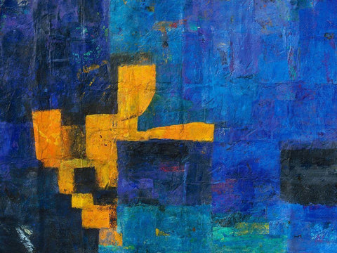 Link Resting White Modern Wood Framed Art Print with Double Matting by Vilsboll, Anne