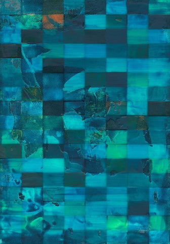 Untitled I Black Ornate Wood Framed Art Print with Double Matting by Fahar