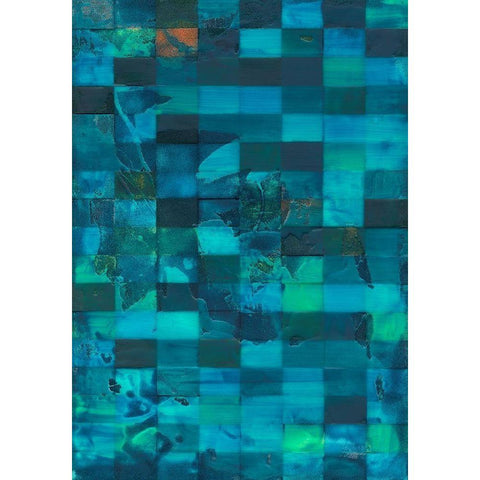 Untitled I Black Modern Wood Framed Art Print with Double Matting by Fahar