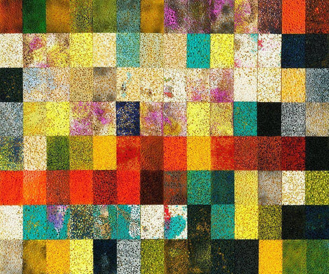 Untitled VII Black Ornate Wood Framed Art Print with Double Matting by Fahar