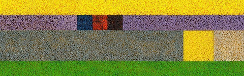 Untitled IX Black Ornate Wood Framed Art Print with Double Matting by Fahar