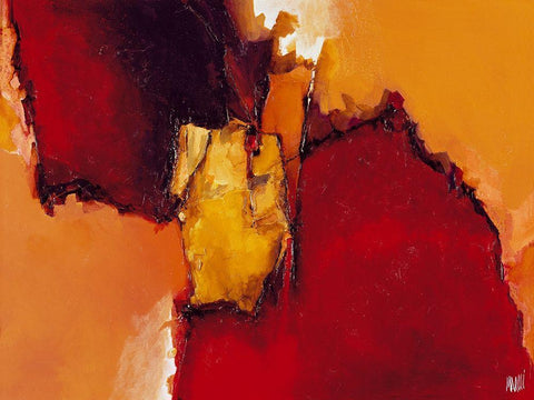 Orkis bourbon Black Ornate Wood Framed Art Print with Double Matting by Marchi