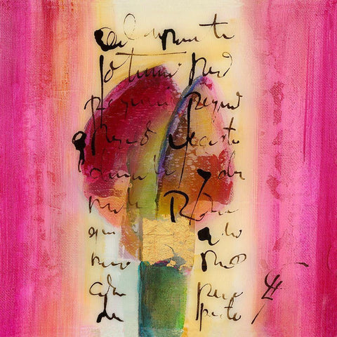 Amor White Modern Wood Framed Art Print by Leys, Gemma