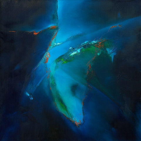 Light of Day Black Ornate Wood Framed Art Print with Double Matting by ARVEE