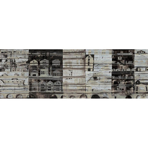 Classic City White Modern Wood Framed Art Print by Richter-Armgart, Rose