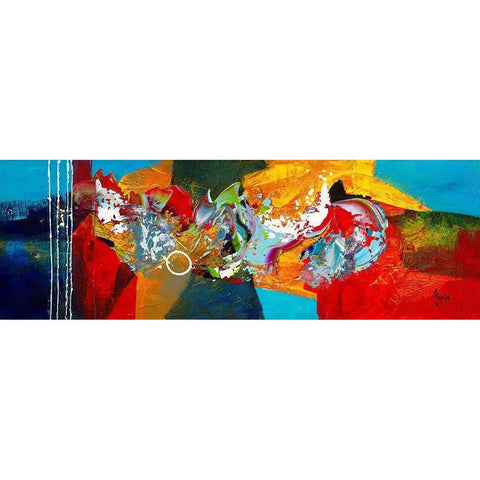 Un monde parfait Gold Ornate Wood Framed Art Print with Double Matting by Jadis