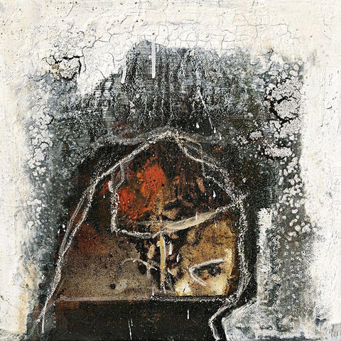 S/W Knopf Black Ornate Wood Framed Art Print with Double Matting by Reinhold, Thomas F.